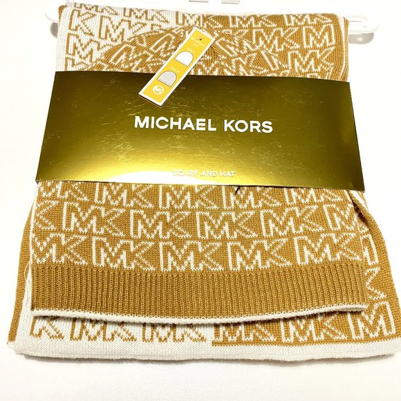 Michael Kors Accessories - MK Hat & Scarf